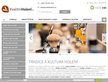 Tablet Screenshot of kvalitniholeni.cz